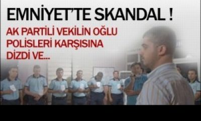 Emniyet’te Görülmemiş Skandal (Video)
