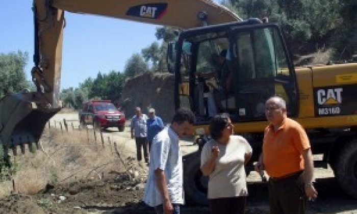 Kaymakam Ayhan Boyacı Yol Yapım Çalışmalarını Denetledi