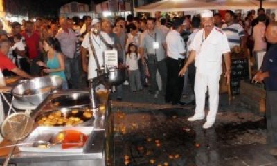 Festival Alanında Lokma Kazanı Alev Aldı