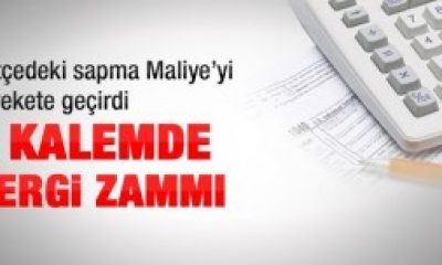 Akaryakıt ve Alkollü İçkilerde Vergi Artışı Zam Yağmuru