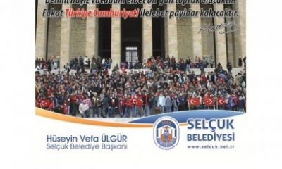 Selçuk’tan 6 Bin Cumhuriyet Sevdalısı Yürek Anıtkabir’e Akacak