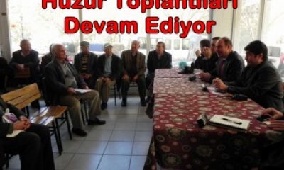 Selçuk Emniyet Müdürlüğünün Huzur Toplantıları Devam Ediyor