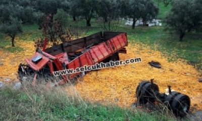 Freni Boşalan Kamyon Korku Yarattı
