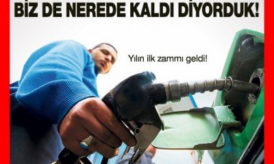 Benzine Yılın İlk Zammı