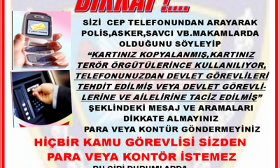 Selçuk Polisinden Dolandırıcılara Karşı Broşürlü Uyarı