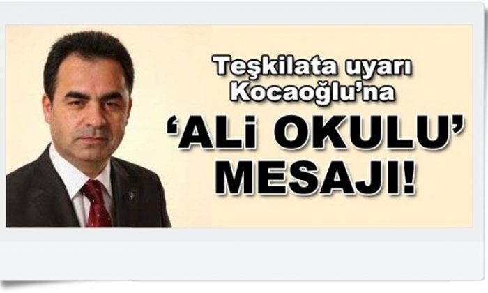 Ali Aşlık’tan Teşkilata Uyarı