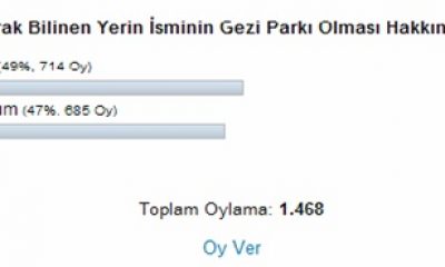 Selçuklular Gezi Park İsmine Sıcak Bakmıyor