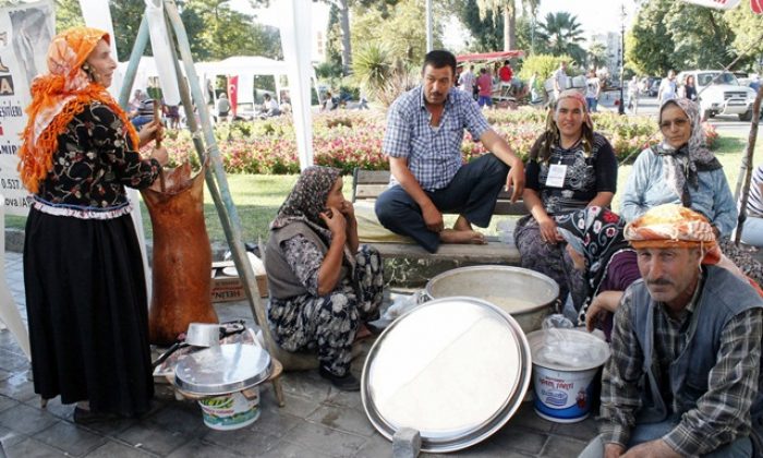 Festivalin İlgi Odağı Ahmetli Köyünün Tulum Ayranı