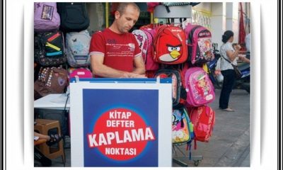 Öğrencilere Kitap Kaplama Servisi