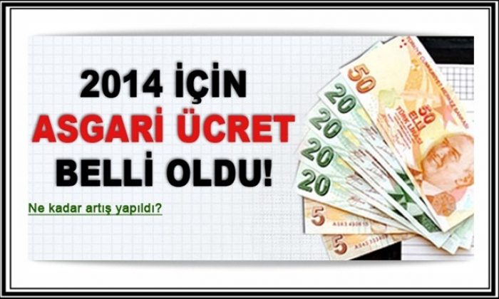 Asgari Ücretlinin 2014 Maaşı Belli Oldu
