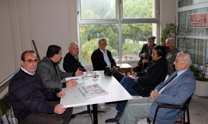 CHP’li Belediye Başkan Aday Adayından Muhtarlara Ziyaret