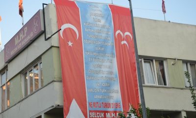 Selçuk MHP’den Dev Andımız Pankartı