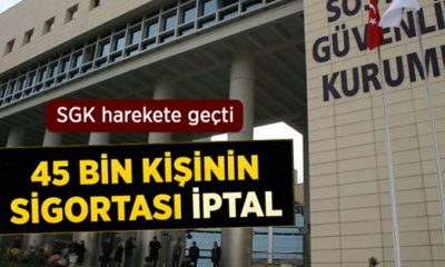 Sgk, Son 1 Yılda 44 Bin 260 Kişinin Sigortasını İptal Etti