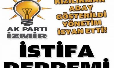AK Parti İzmir’de İstifa Depremi