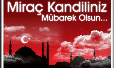 Miraç Kandiliniz Mübarek Olsun