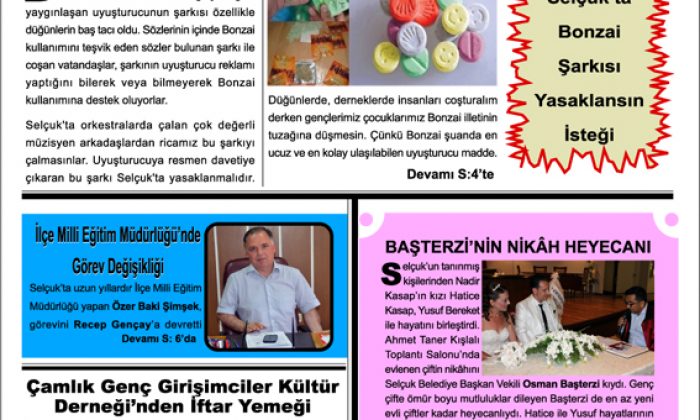 Gazetemiz Selçuk’a Hayırlı Olsun