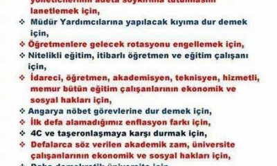 Eğitim-Sen ve Türk Eğitim-Sen’den Ortak Grev Kararı