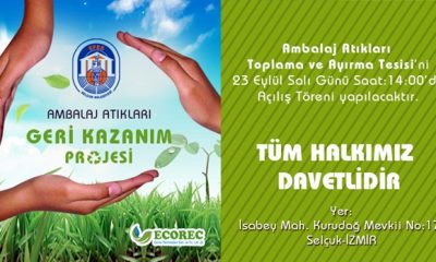 Geri Dönüşüm Tesisi Açılıyor