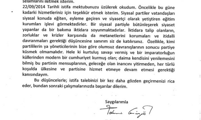CHP’den İzcioğlu’na “bir daha düşünün” çağrısı