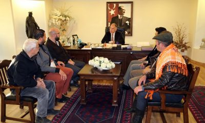 Deve Güreşleri Derneği Bakıcı’yı ziyaret etti