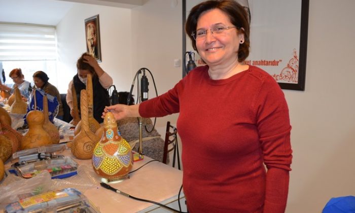 Başkan eşi kursiyer oldu