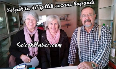 Selçuk’ta 40 yıllık eczane kapandı