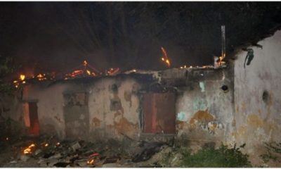 Sığındıkları evi ateşe verdiler