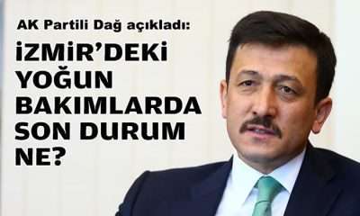 AK Partili Dağ açıkladı: İzmir’de yoğun bakımlarda son durum ne?