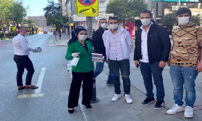 Gelecek Partisi İzmir İl Başkanlığı Vatandaşlara Maske Dağıttı