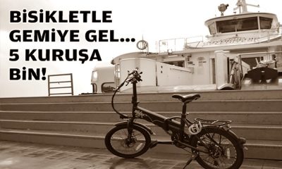 İzmir’de gemiler bisikletliye 5 kuruş!