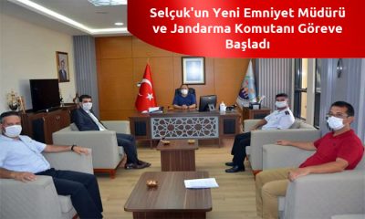 Selçuk’un Yeni Emniyet Müdürü ve Jandarma Komutanı Göreve Başladı