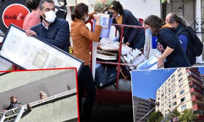 İzmir’de evleri zarar görenler taşınıyor