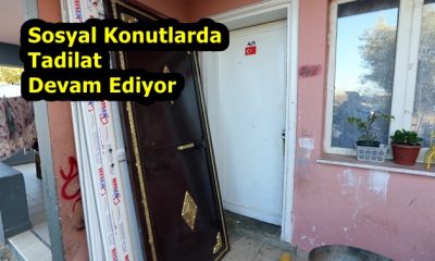 Sosyal Konutlarda Tadilat Devam Ediyor