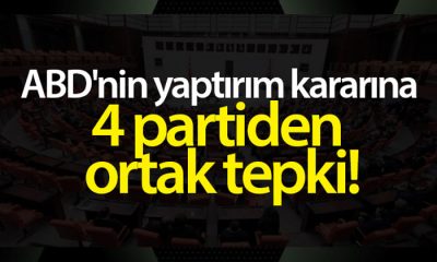 TBBM’de 4 partiden ABD’ye ortak kınama