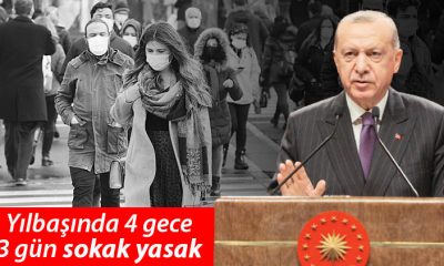 Salgına yeni önlem: 31 Aralık 4 Ocak kısıtlaması