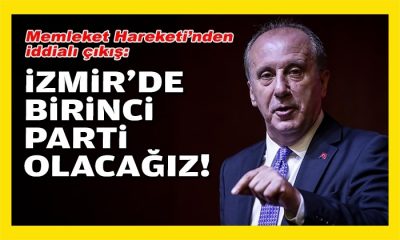 Memleket Hareketi’nden iddialı çıkış: İzmir’de birinci parti olacağız!