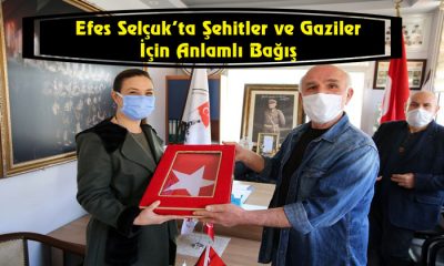 Efes Selçuk’ta Şehitler ve Gaziler İçin Anlamlı Bağış