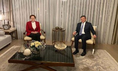 İYİ Parti Genel Başkanı Meral Akşener Ahmet Davutoğlu’nu evinde ziyaret etti