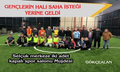 GENÇLERİN HALI SAHA İSTEĞİ YERİNE GELDİ