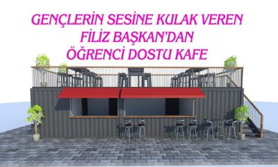 GENÇLERİN SESİNE KULAK VEREN FİLİZ BAŞKAN’DAN ÖĞRENCİ DOSTU KAFE