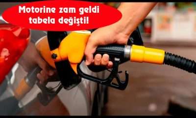 Motorine zam geldi tabela değişti!