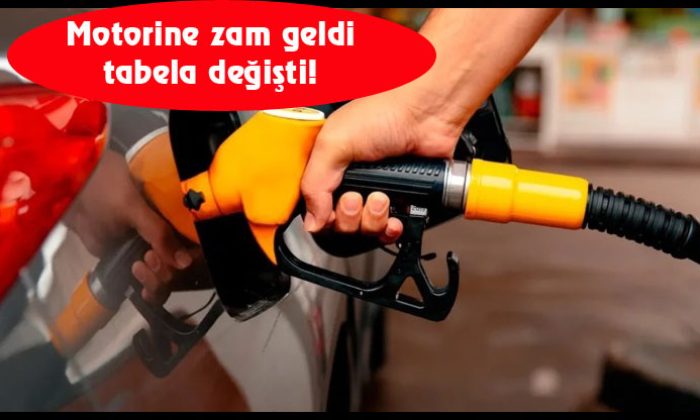 Motorine zam geldi tabela değişti!