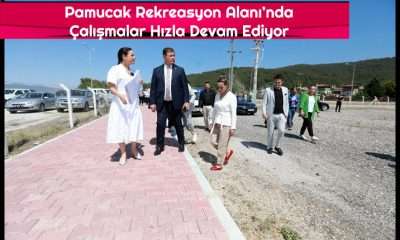 Pamucak Rekreasyon Alanı’nda Çalışmalar Hızla Devam Ediyor