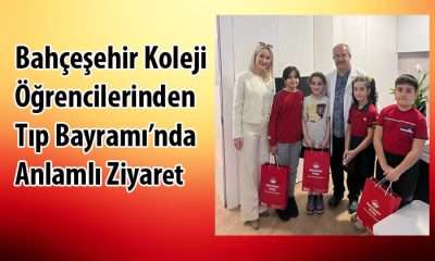 Bahçeşehir Koleji Öğrencilerinden Tıp Bayramı’nda Anlamlı Ziyaret