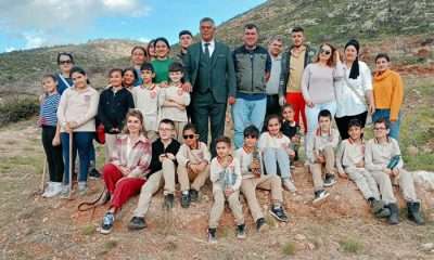 Sekiz Eylül İlkokulu’ndan Arvalya’da Ağaçlandırma Etkinliği