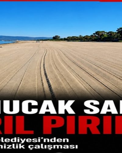 Pamucak Sahili Pırıl Pırıl! Selçuk Belediyesi’nden Örnek Temizlik Çalışması