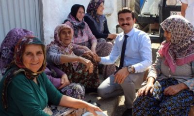 Bir günde 7 köy gezdi