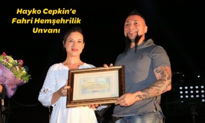 Hayko Cepkin’e Fahri Hemşehrilik Unvanı