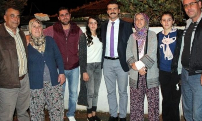 Ziyaret mitinge dönüştü