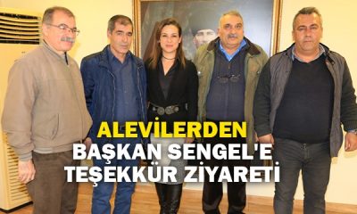 Alevilerden Başkan Sengel’e Teşekkür Ziyareti
